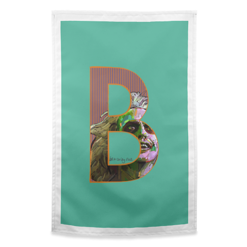 B is for Betelgeuse - funny tea towel by Beverley Rae