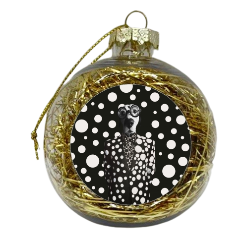 B&W - xmas bauble by Francesca Miele