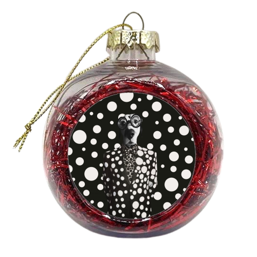 B&W - xmas bauble by Francesca Miele