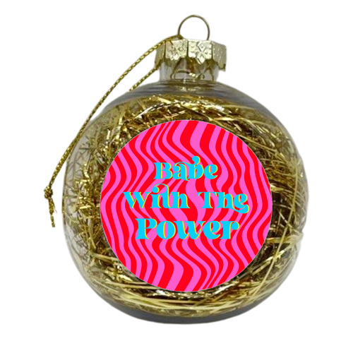 Babe - xmas bauble by Wallace Elizabeth