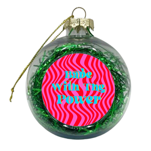 Babe - xmas bauble by Wallace Elizabeth