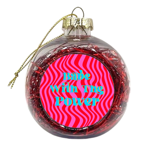 Babe - xmas bauble by Wallace Elizabeth