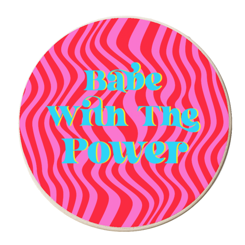 Babe - personalised beer coaster by Wallace Elizabeth