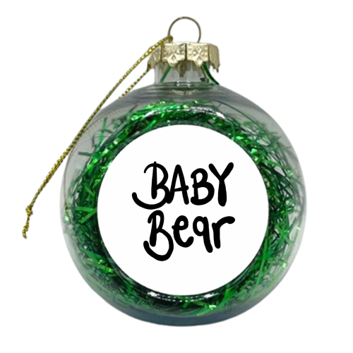 Baby Bear - xmas bauble by Emma Donovan