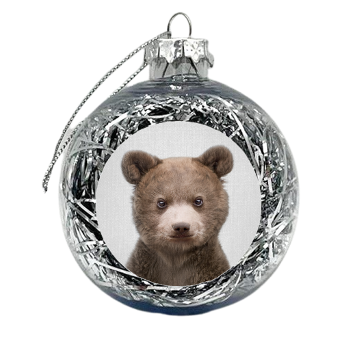 Baby Bear - Colorful - xmas bauble by Gal Design
