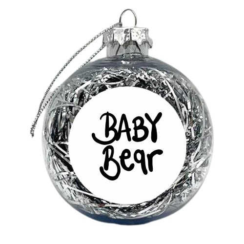 Baby Bear - xmas bauble by Emma Donovan