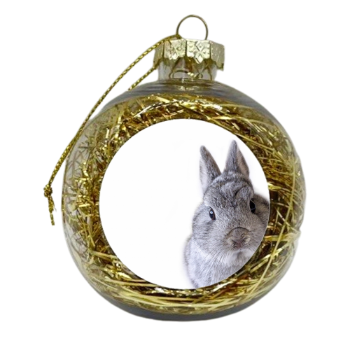 Baby Bunny - xmas bauble by FUTURE