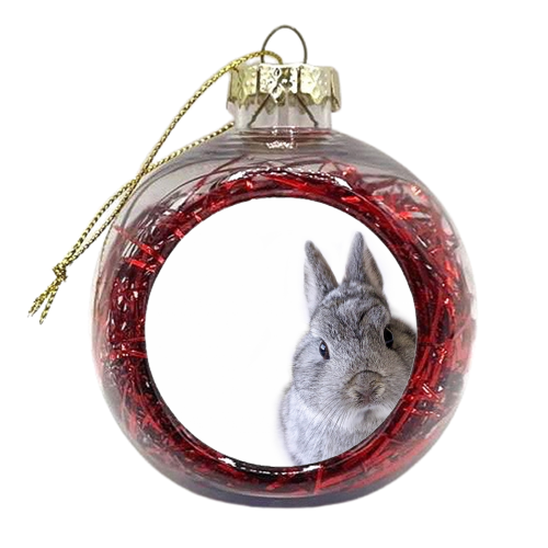 Baby Bunny - xmas bauble by FUTURE