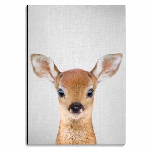 Baby Deer - Colorful - personalised A4, A5, A6 notebook by Gal Design