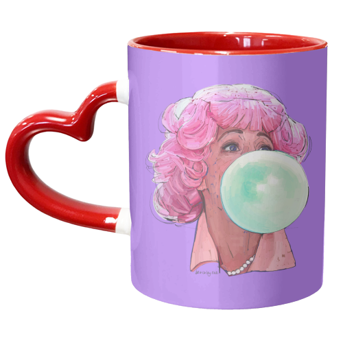 Baby Don't Blow It - unique mug by Beverley Rae