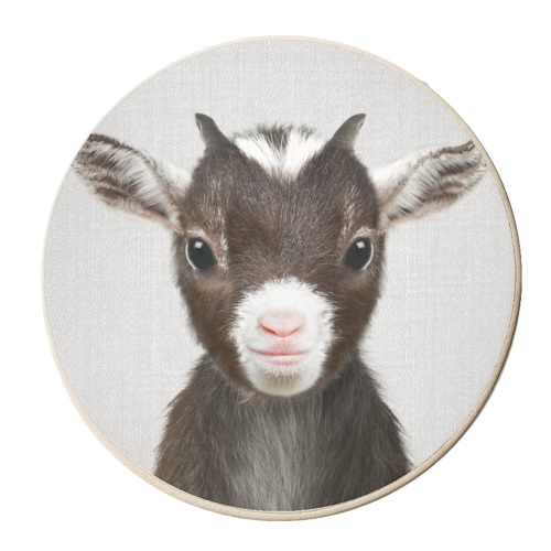 Baby Goat - personalised beer coaster by Gal Design