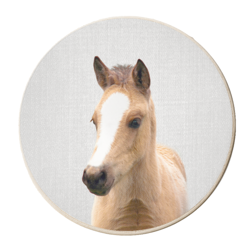 Baby Horse - Colorful - personalised beer coaster by Gal Design
