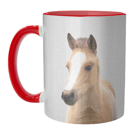Baby Horse - Colorful - unique mug by Gal Design