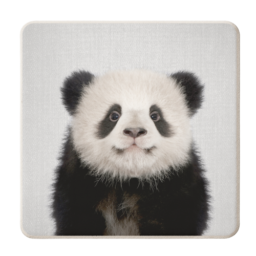 Baby Panda Bear - personalised beer coaster by Gal Design
