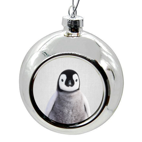 Baby Penguin - Colorful - colourful christmas bauble by Gal Design