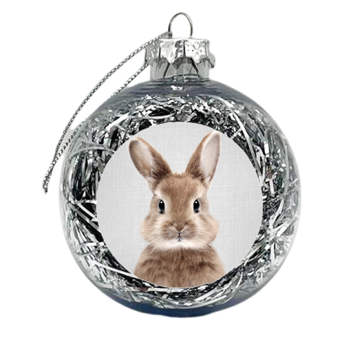 Baby Rabbit - xmas bauble by Gal Design