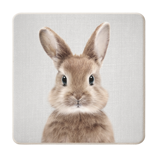 Baby Rabbit - personalised beer coaster by Gal Design