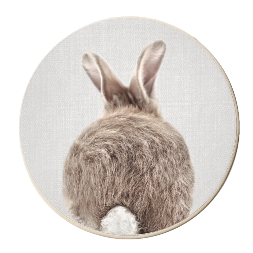 Baby Rabbit Tail - personalised beer coaster by Gal Design