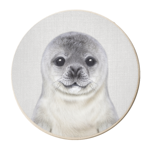 Baby Seal - personalised beer coaster by Gal Design