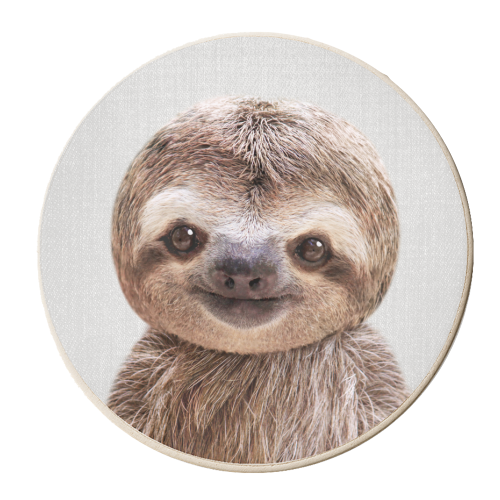 Baby Sloth - personalised beer coaster by Gal Design