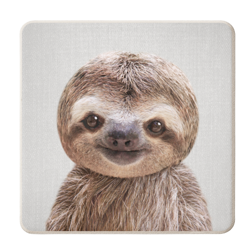 Baby Sloth - personalised beer coaster by Gal Design