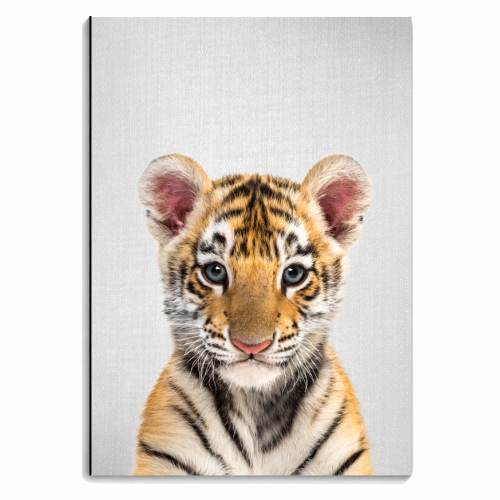 Baby Tiger - Colorful - personalised A4, A5, A6 notebook by Gal Design