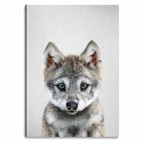Baby Wolf - personalised A4, A5, A6 notebook by Gal Design