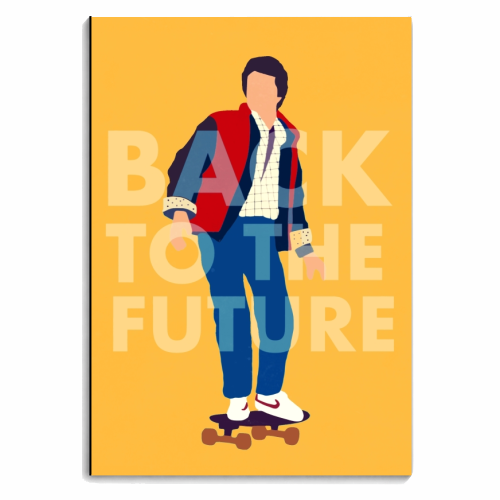 Back to the future - personalised A4, A5, A6 notebook by Danny Welch