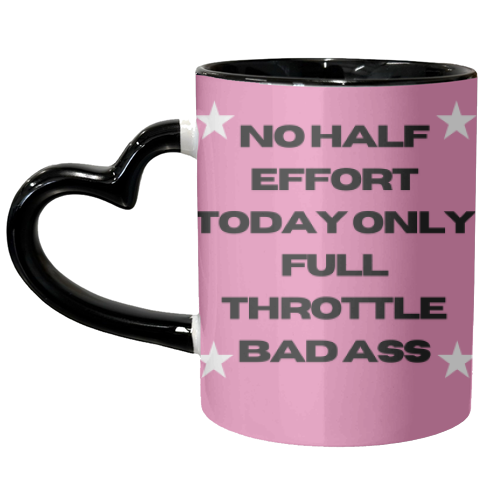 Bad Ass - unique mug by Faith Mercer
