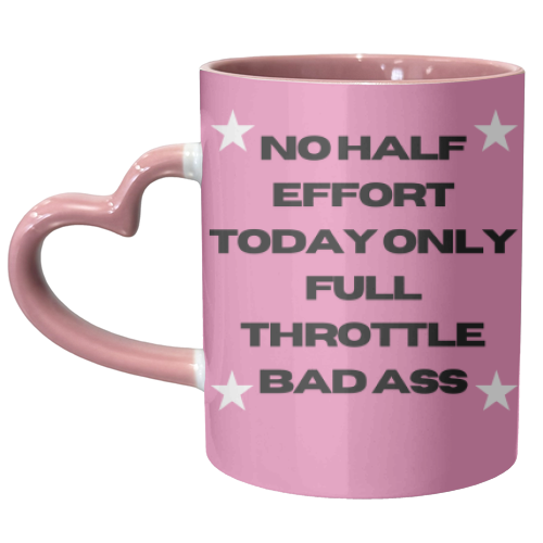 Bad Ass - unique mug by Faith Mercer