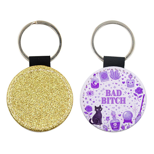 Bad Bitch/Witch - keyring by Lilly Rose