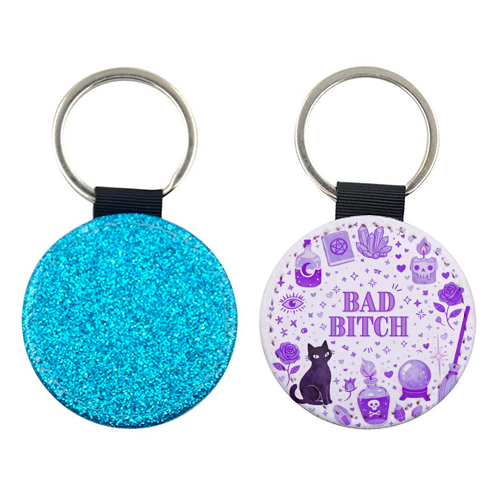 Bad Bitch/Witch - keyring by Lilly Rose