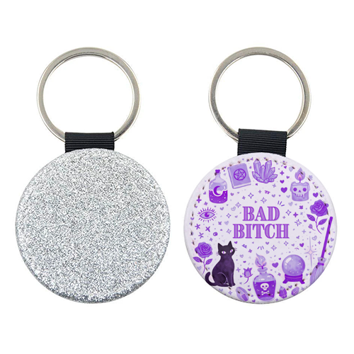 Bad Bitch/Witch - keyring by Lilly Rose