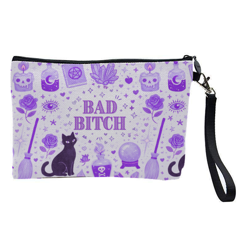 Bad Bitch/Witch - pretty makeup bag by Lilly Rose