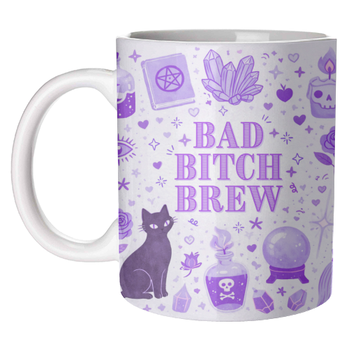 Bad Bitch/Witch - unique mug by Lilly Rose