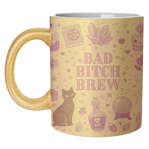 Bad Bitch/Witch - unique mug by Lilly Rose