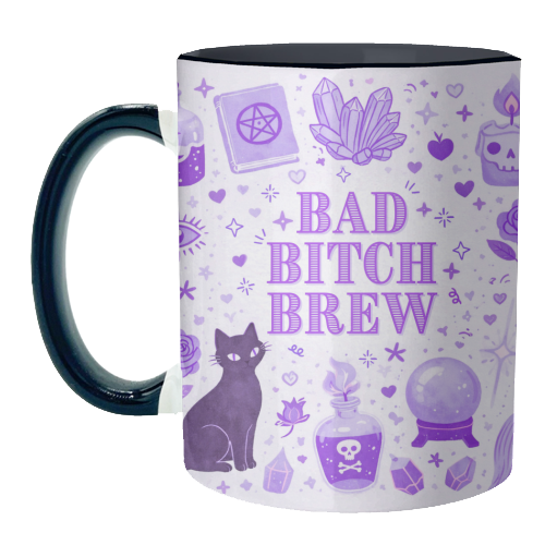 Bad Bitch/Witch - unique mug by Lilly Rose