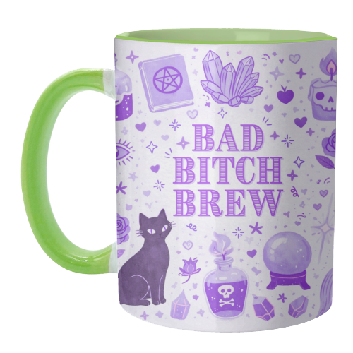 Bad Bitch/Witch - unique mug by Lilly Rose