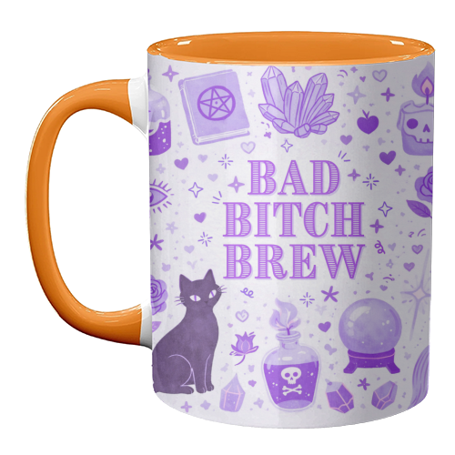 Bad Bitch/Witch - unique mug by Lilly Rose