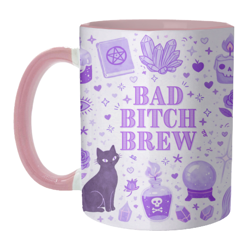 Bad Bitch/Witch - unique mug by Lilly Rose