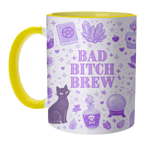 Bad Bitch/Witch - unique mug by Lilly Rose