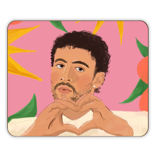 Bad Bunny - designer placemat by The Queer Store