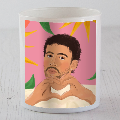 Bad Bunny - scented candle by The Queer Store
