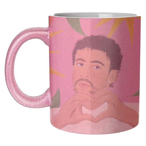 Bad Bunny - unique mug by The Queer Store