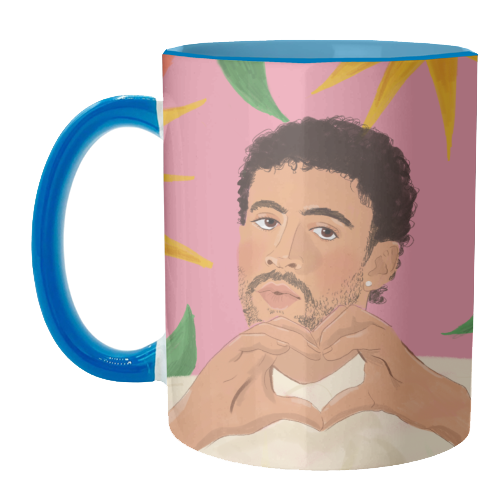 Bad Bunny - unique mug by The Queer Store