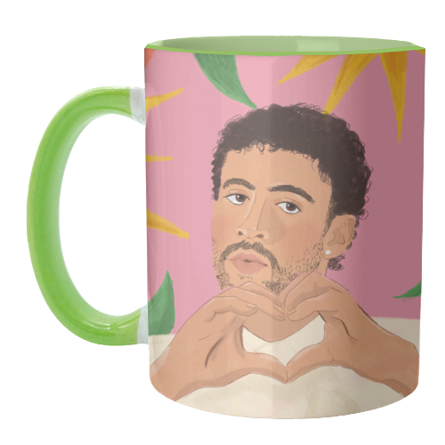 Bad Bunny - unique mug by The Queer Store