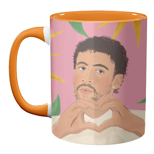 Bad Bunny - unique mug by The Queer Store