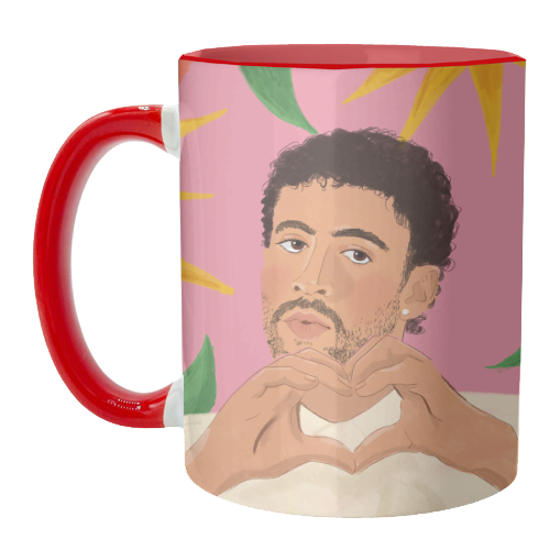 Bad Bunny - unique mug by The Queer Store