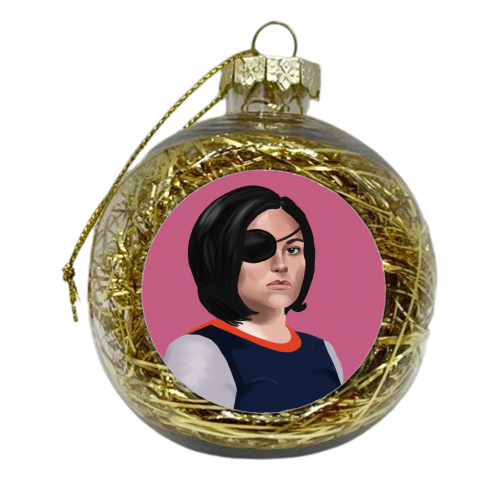 Bad Sisters Bibi - xmas bauble by Sarah Wilkinson