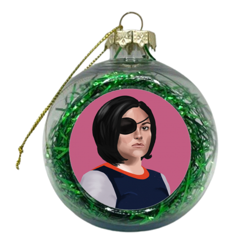 Bad Sisters Bibi - xmas bauble by Sarah Wilkinson